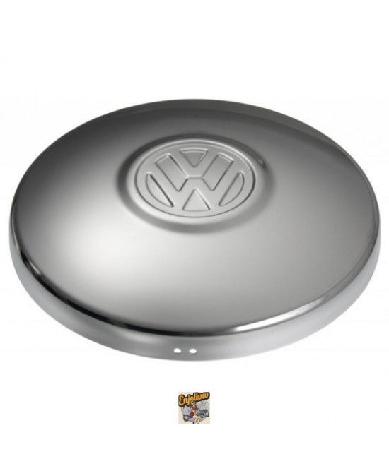 Enjoliveur VW moon de jante/roue chromé avec sigle Wolfsburg (la